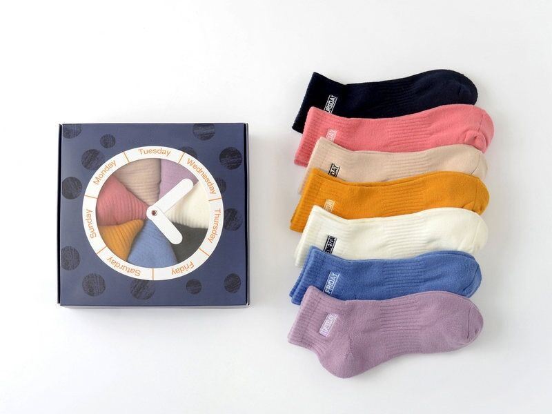 discount+premium socks embroidery custom gift sets