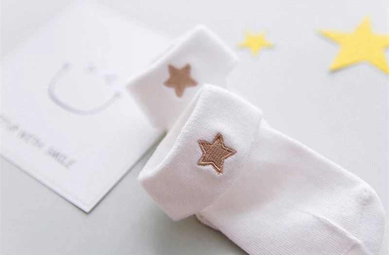 Customized+low Tube embroidery socks kids newborn baby