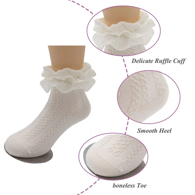 kids ruffle girl socks (1)