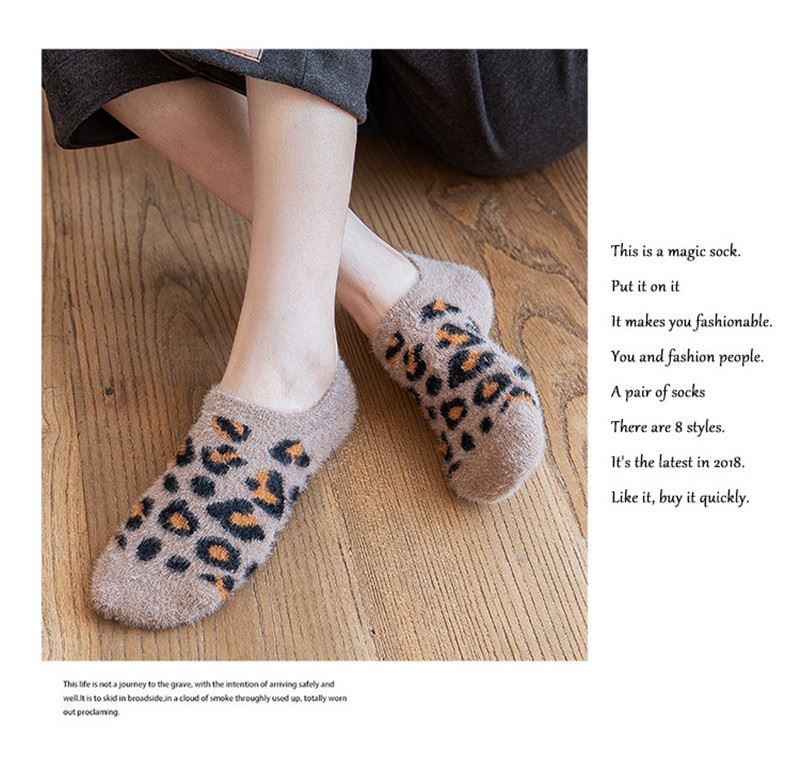 Jacquard no show winter socks for women+manufacturers