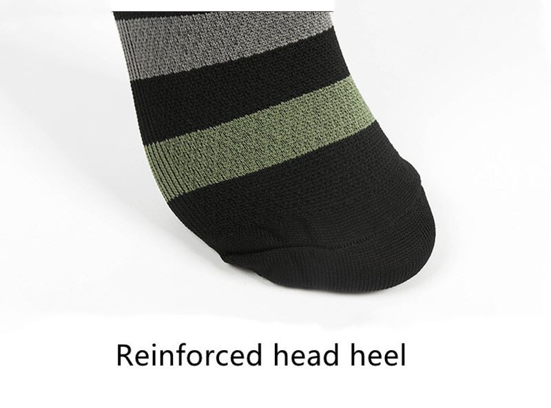 anti slip sports compression socks toe