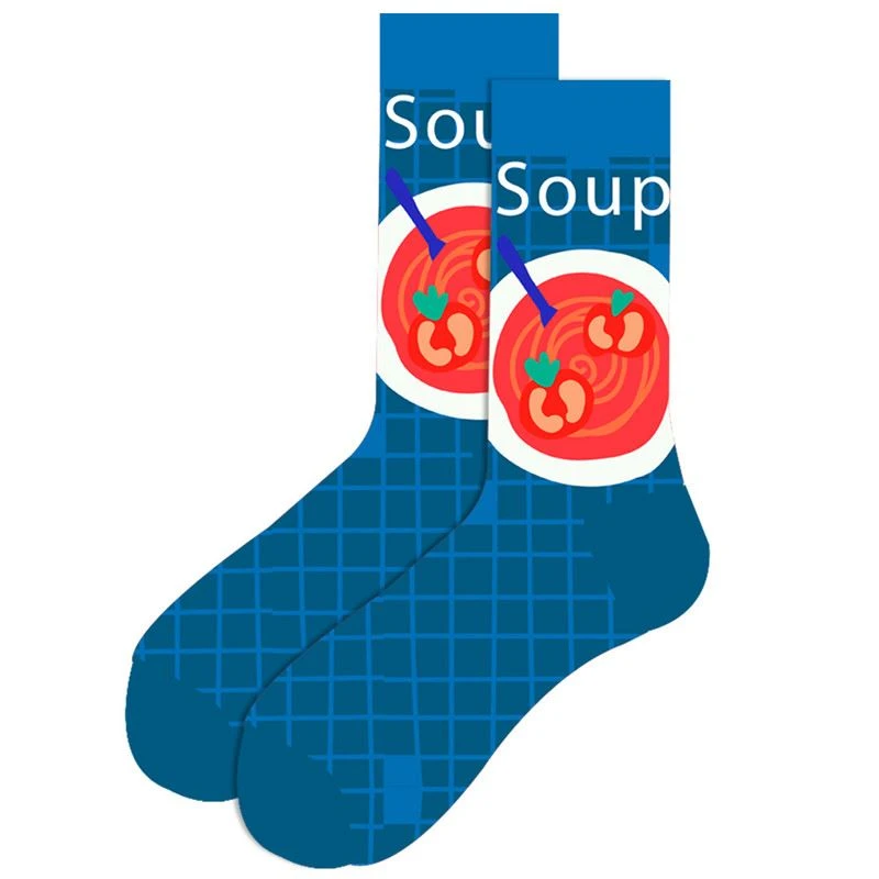 discount+happy funny jacquard women men fashion socks