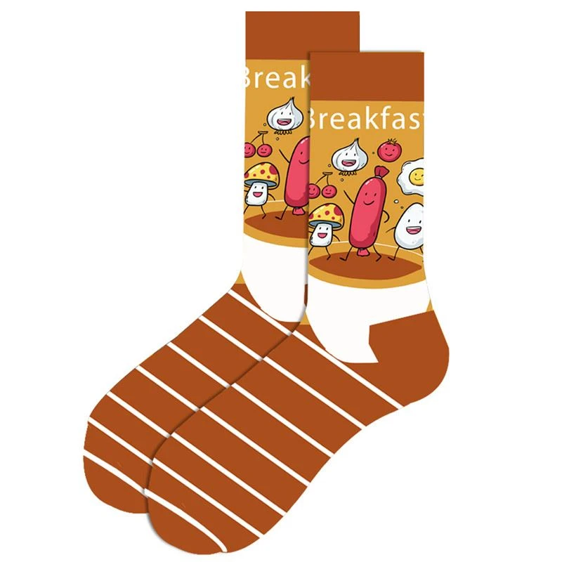 low price+happy funny jacquard women men fashion socks