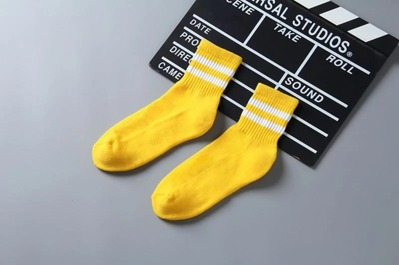 Stripe Cotton Socks Men