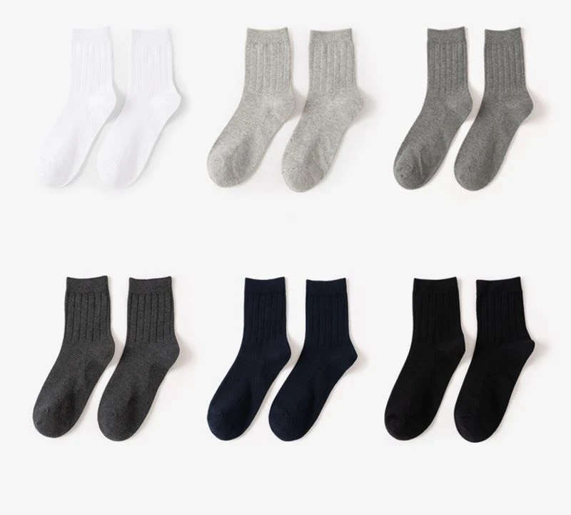 100 Cotton Dress Socks Men