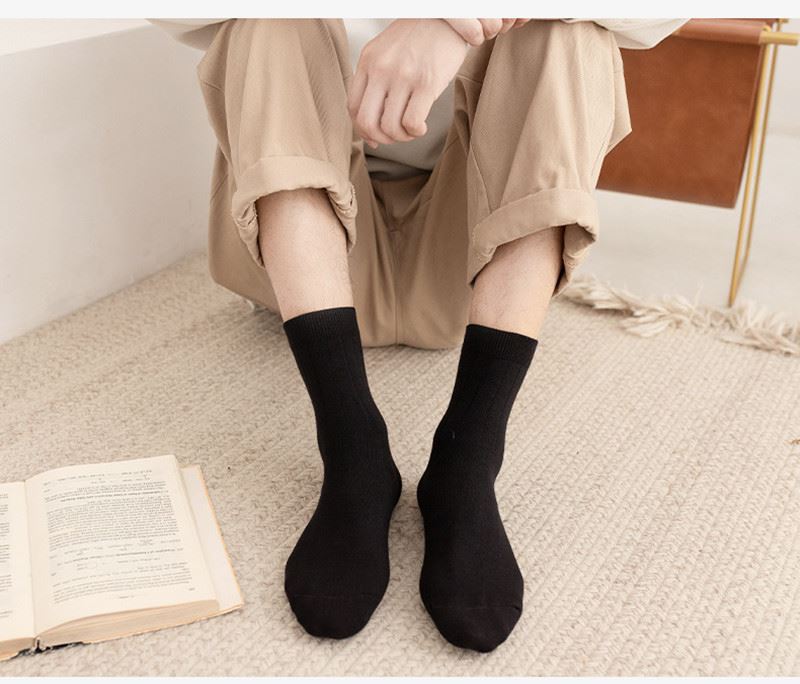 Cotton Dress Socks Men Classic