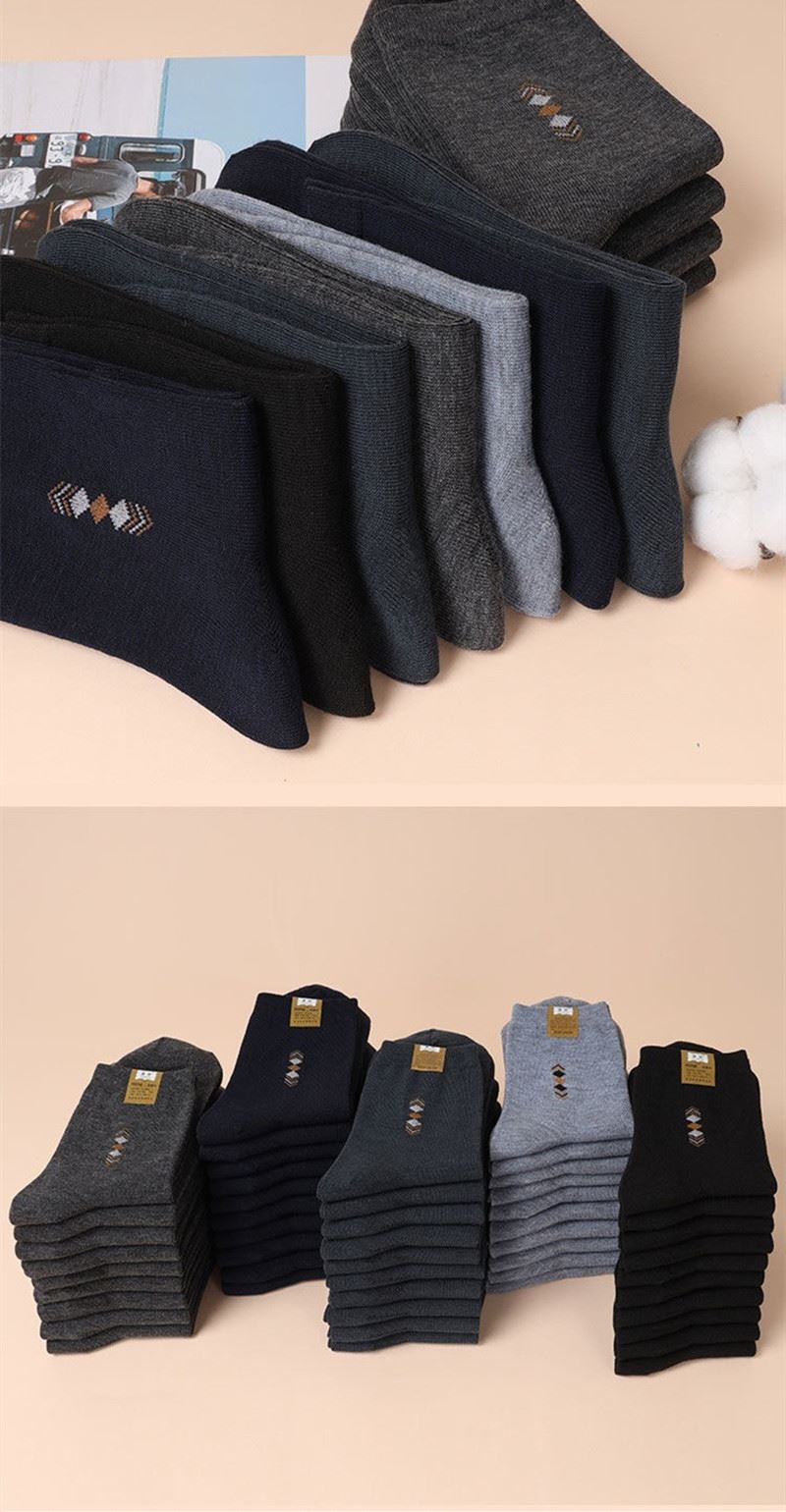 Men Comfortable Durable Crew Socks