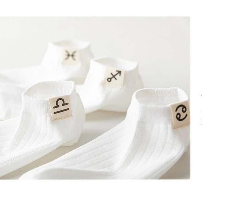 girls striped Sewing label constellation socks +price