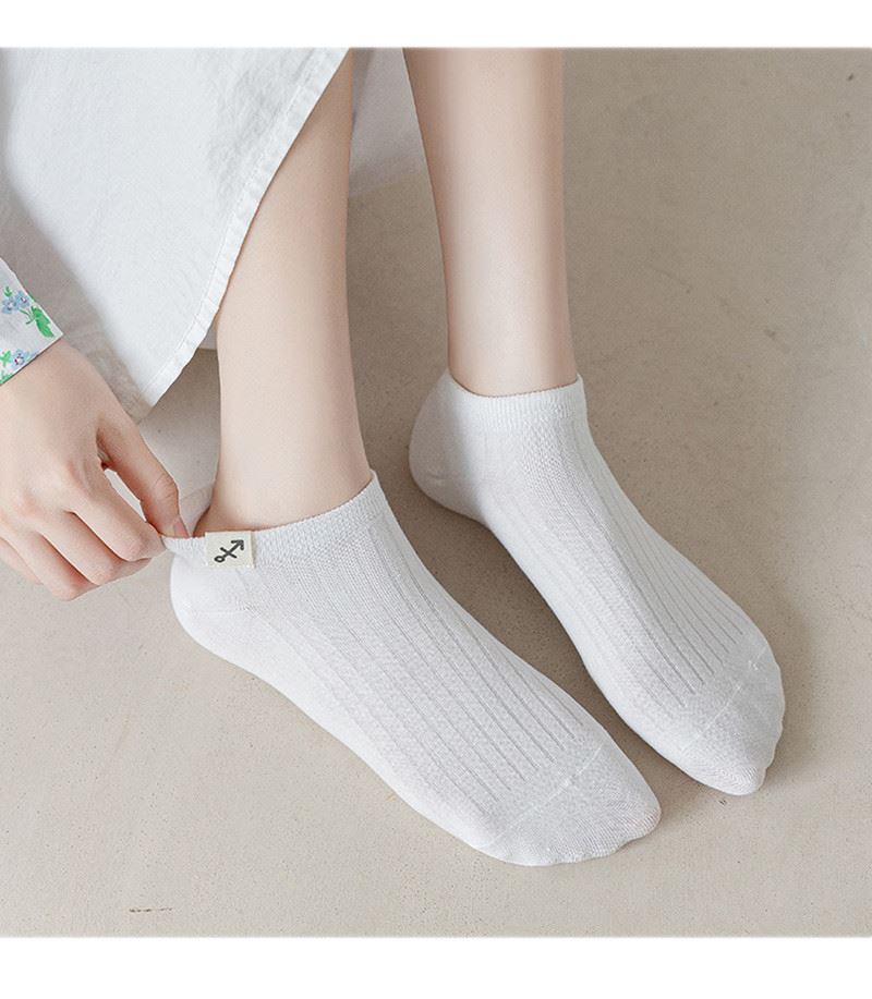 girls striped Sewing label constellation socks +pricelist