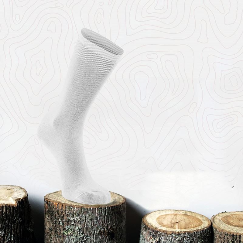 Bamboo Crew Business Socks Black
