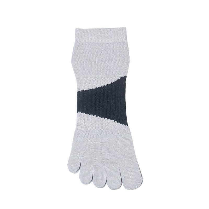 Custom Knitted Multicolor Athletic Five Finger Toe Socks For Running (1)