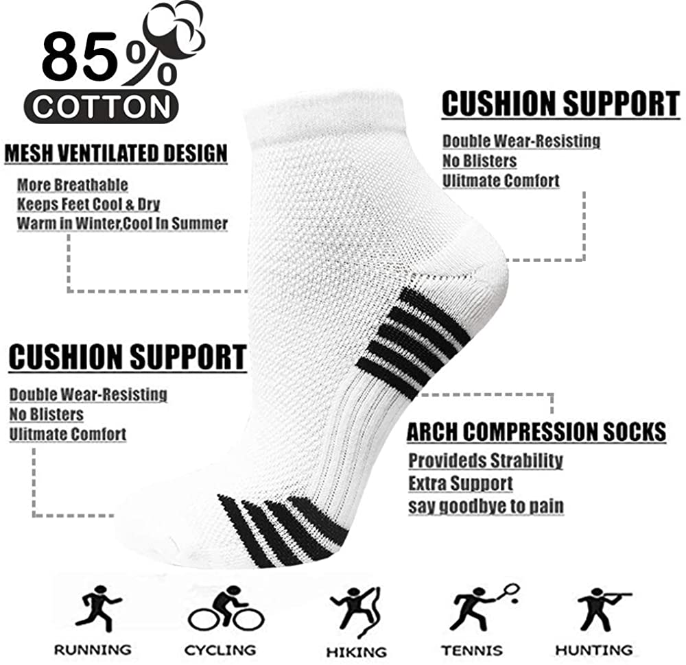 Athlete Unisex Ankle Trail Running Socks (3)