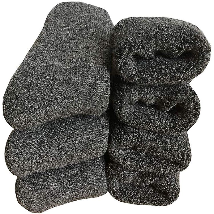 Bulk Super Soft Warm Full Terry Mens Thermal Winter Socks (2)