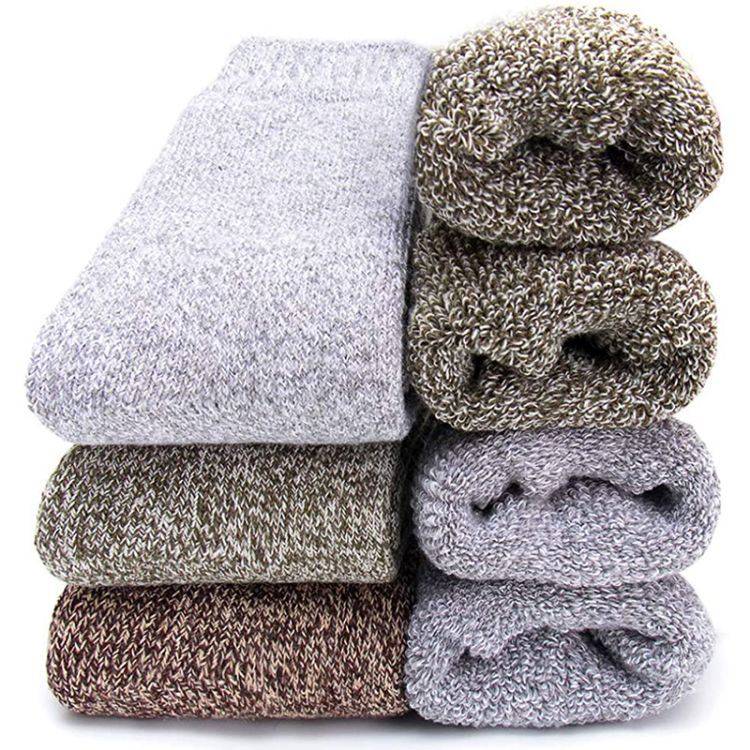 Bulk Super Soft Warm Full Terry Mens Thermal Winter Socks (6)