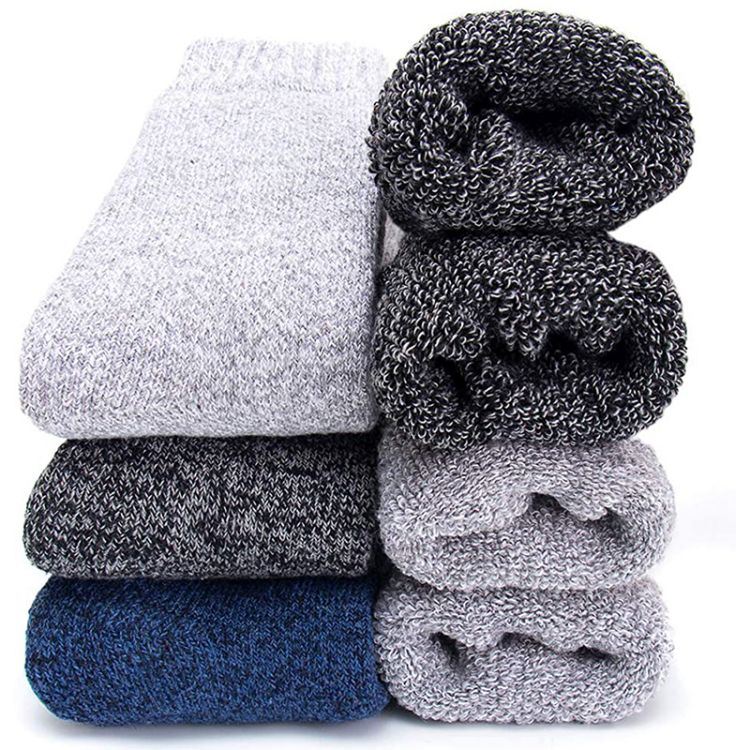 Bulk Super Soft Warm Full Terry Mens Thermal Winter Socks (7)
