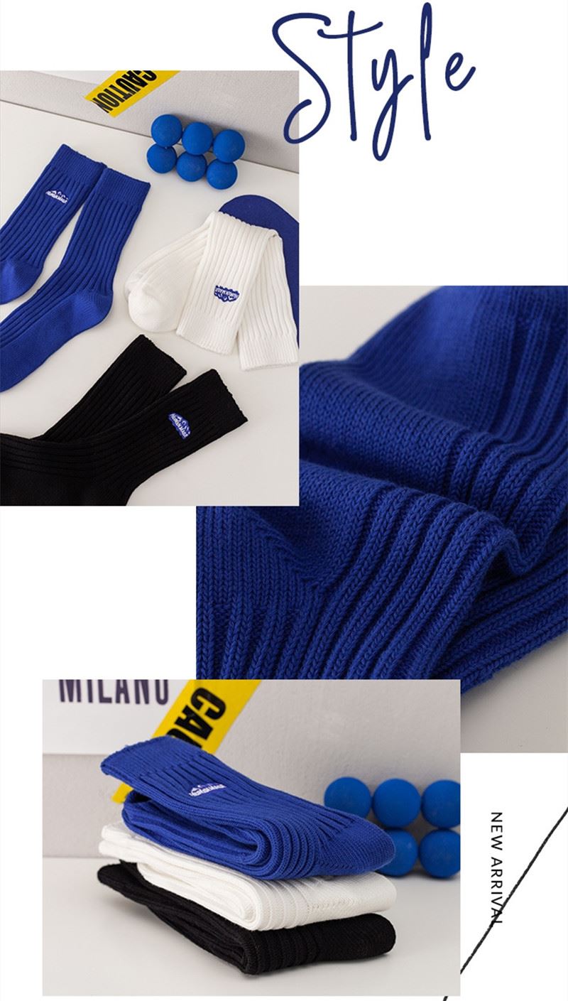 Mens Socks Embroidered