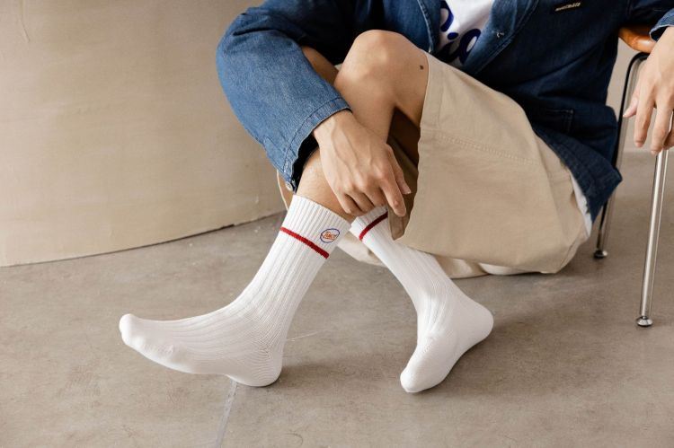 Embroidered Logo men fashion socks quotation(3)