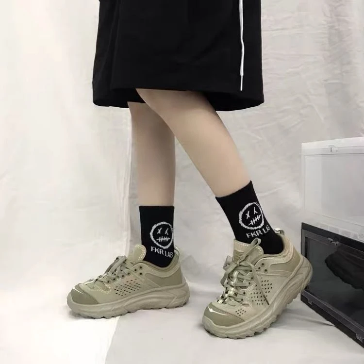 Bright colored men fashion socks quotation(3)