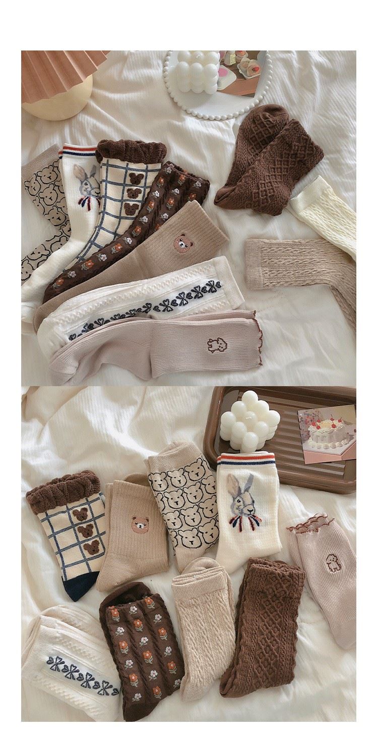 Crew Socks Women Ladies Free Size