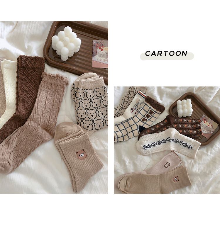 Cute Crew Socks Women Ladies
