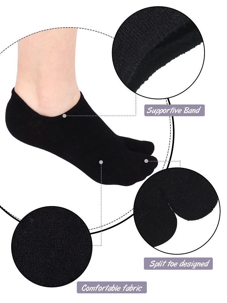 athletic two toes socks