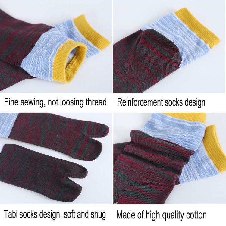 mens two toes sport socks (1)