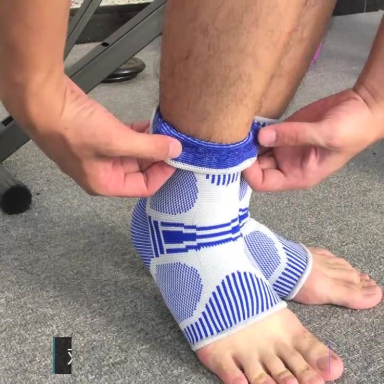 bulk Knitted Ankle Sports Compression Sleeves (2)