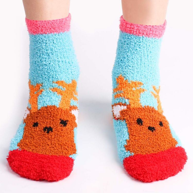 girl winter fuzzy socks (2)