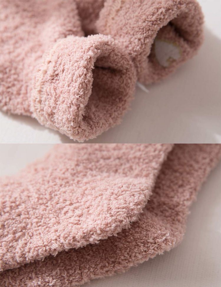 pink women fuzzy socks (2)