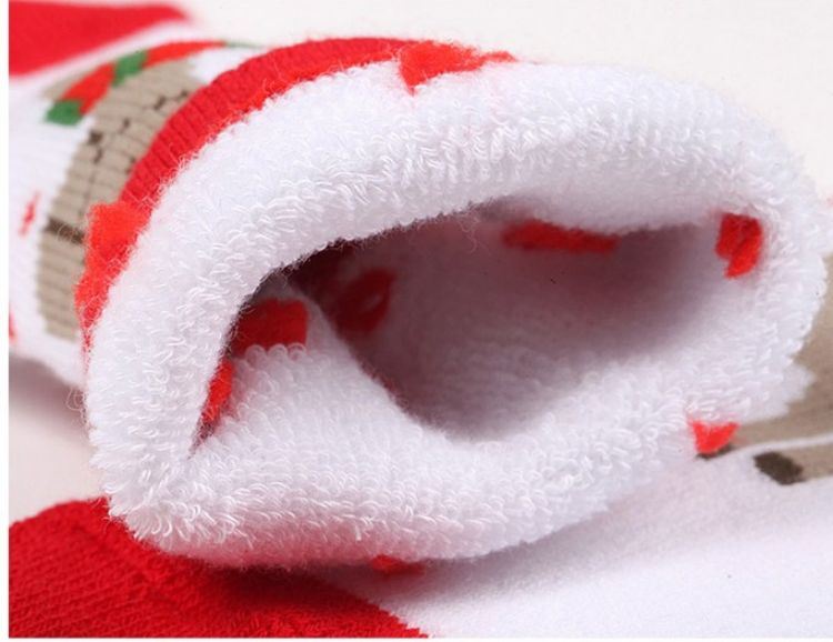 wholesale+Boys Thick Warm Christmas Bear Socks