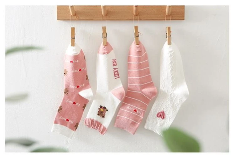 Pink Women Socks
