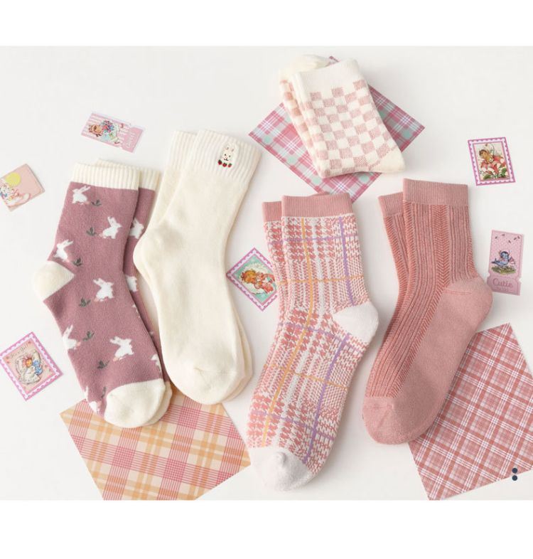 Design Womens Socks Pink
