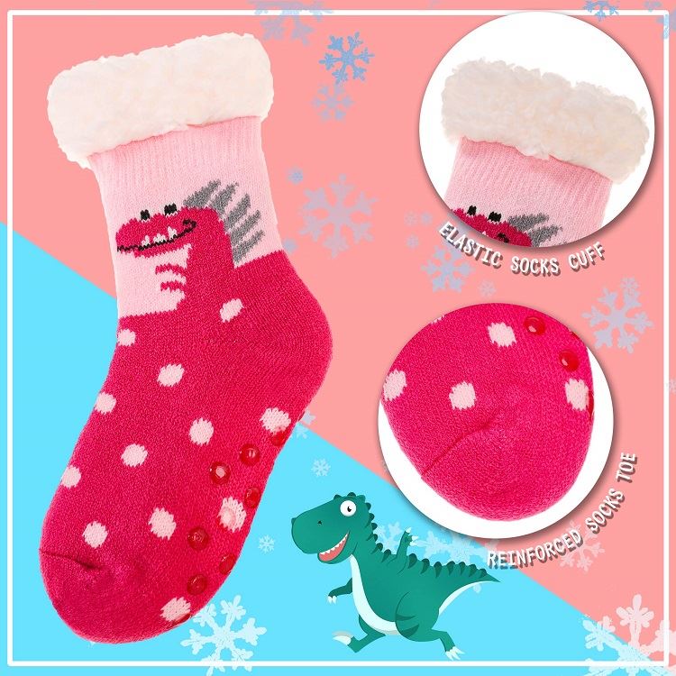 winter sherpa socks for kids