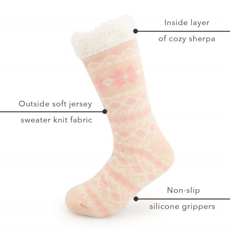 6 years girl sherpa socks (1)