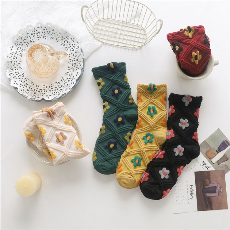 Trendy Colorful Ladies Socks