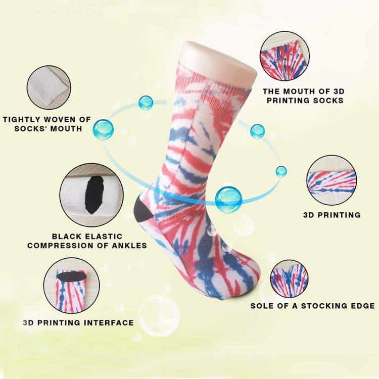 best soft women tie dye socks (3)