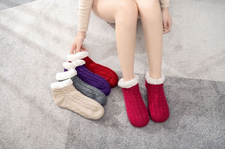 indoor ankle thermal socks colors