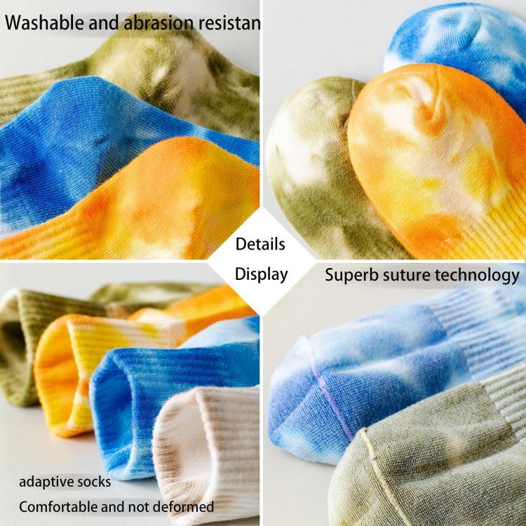 2021 tie dye socks for women 2021 tie dye socks for women