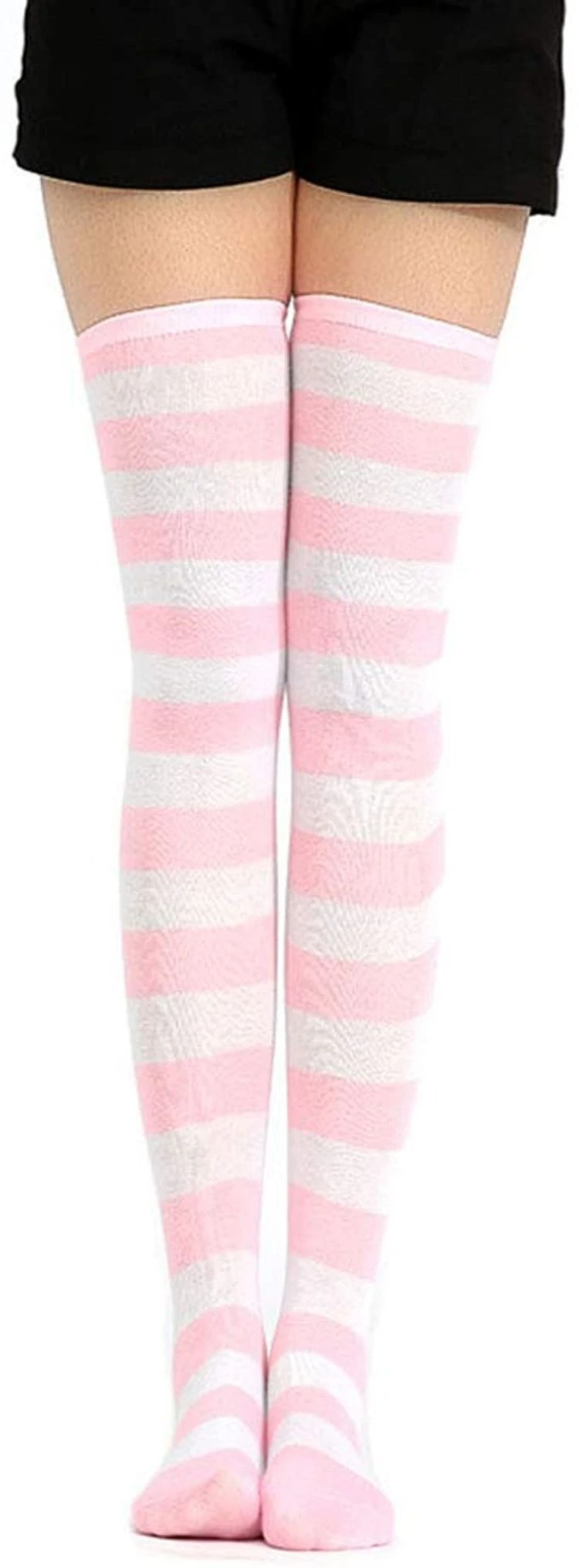 striped crew size Boot socks factory(1)