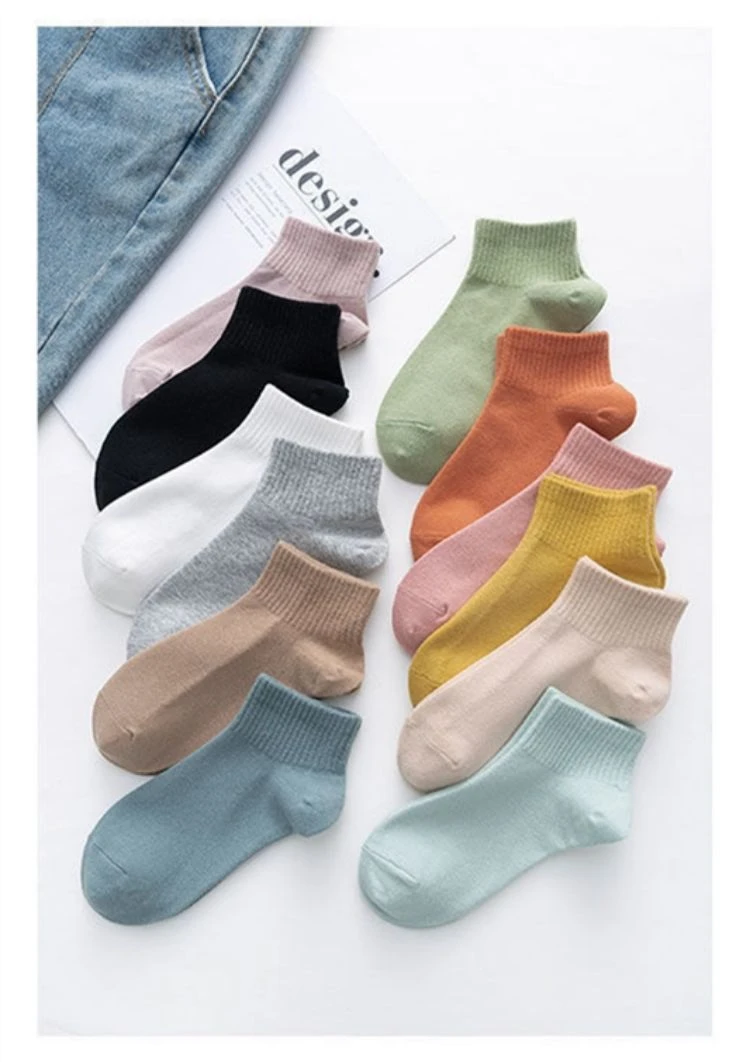 Plain Socks Women Fashion Design
