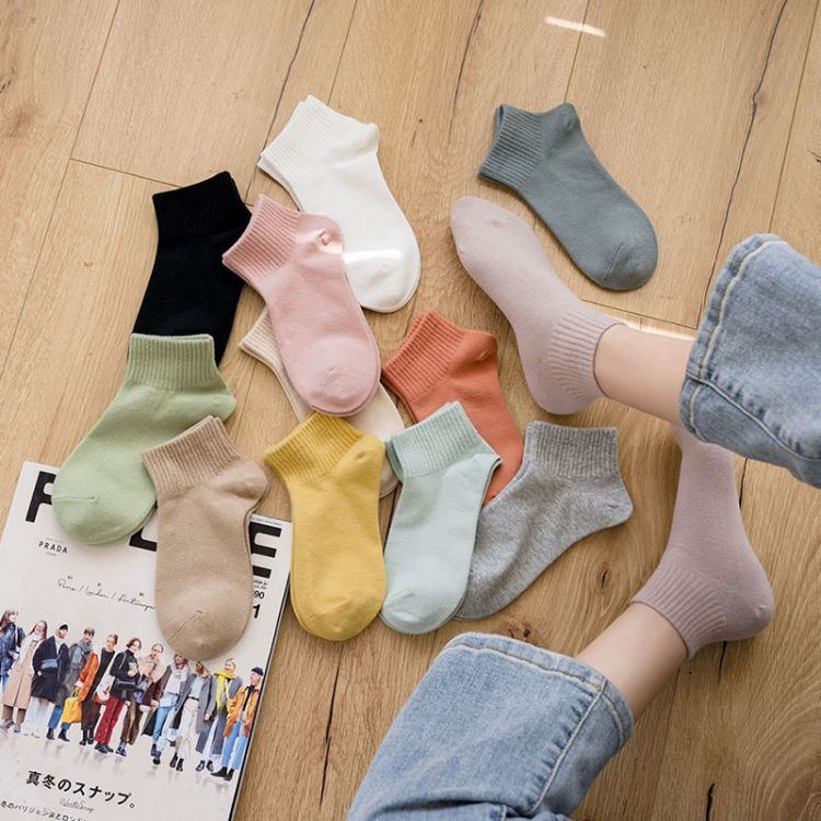 Plain Socks Women