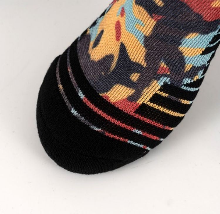 custom socks logo crew size 3D sublimation in stock 06