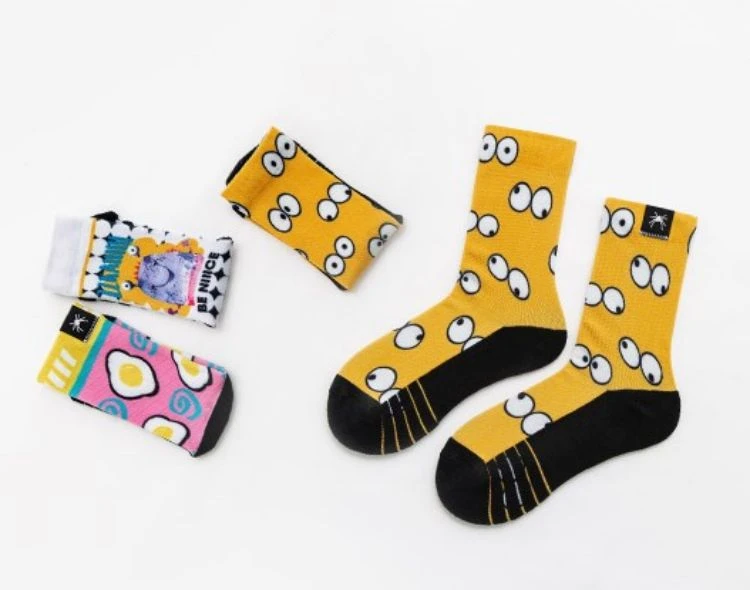 3D sublimation easter socks in stock 06