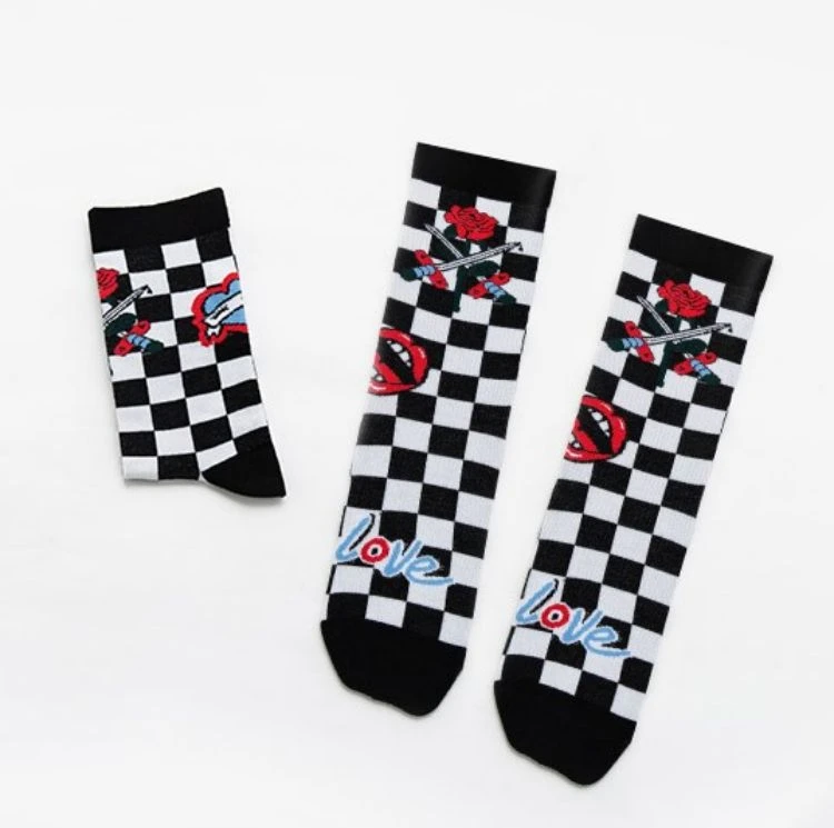 3D sublimation crew socks plus size made in China 05