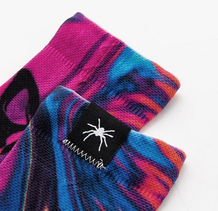 crew size white 3D sublimation socks made in China 05