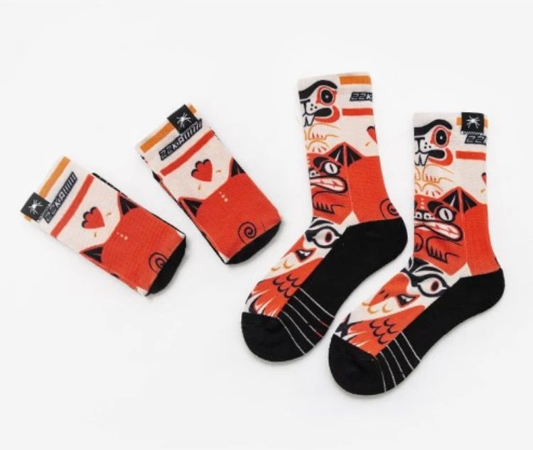 China 3d printed socks tube sublimationsublimation socks manufactures 03