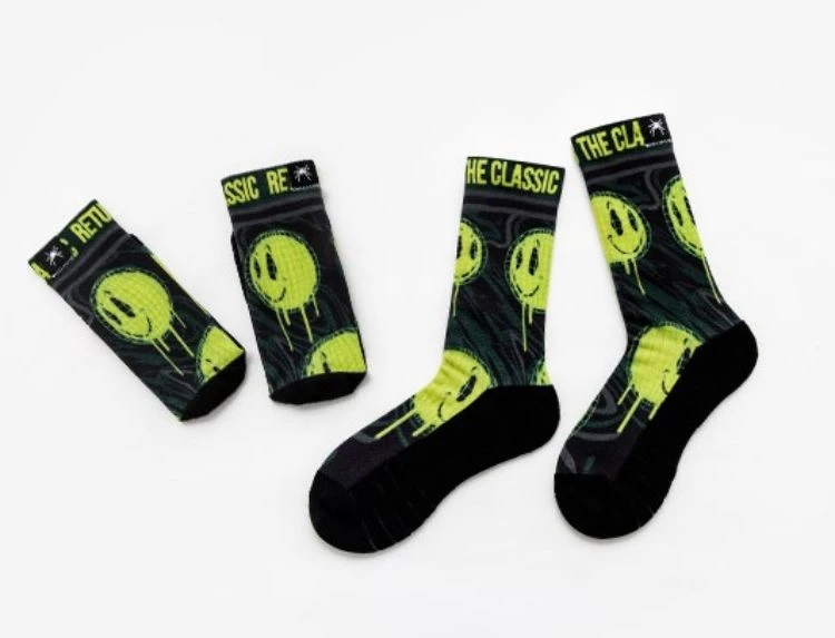 Customized printed tube sublimation socks 04