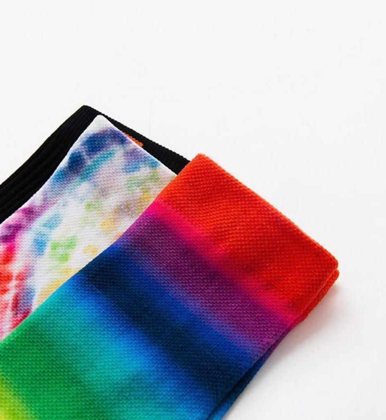 custom print tube sublimation socks in stock 06