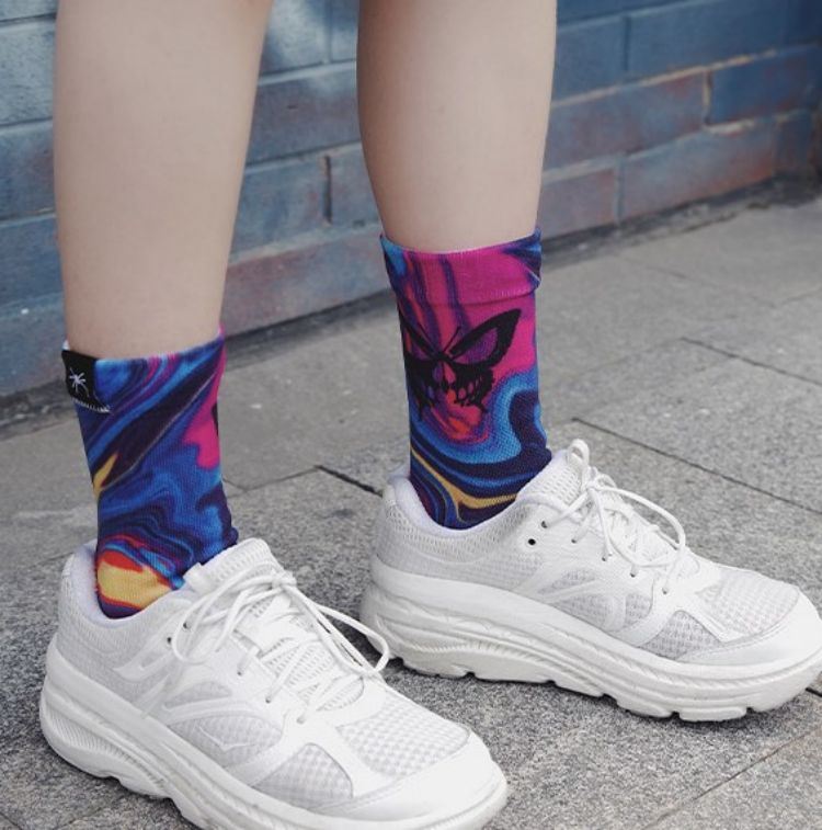 custom logo printed socks tube sublimation socks made in China 05