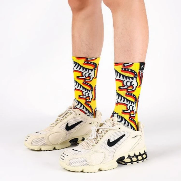 China socks print custom socks tube sublimation socks manufactures 03